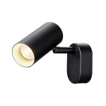 SLV 1008712 NOBLO®, Wand- und Deckenaufbauleuchte, single, rund, 3000 K, 6 W, PHASE, 32°, schwarz 