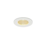 SLV 114421 PATTA-I, Einbauleuchte, LED, 3000 K, rund, weiß matt, 38°, inkl. Treiber 
