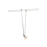 SLV 139082 TELESKOP, Seilleuchte für TENSEO Niedervolt-Seilsystem, QR-C51, chrom, B/H/T 4,5/21-52/1 cm 