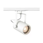 SLV 143811 EURO SPOT TRACK, Spot für Hochvolt-Stromschiene 1Phasen, QPAR51, weiß, max. 25 W, inkl. 1Phasen-Adapter 
