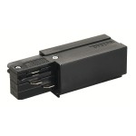 SLV 145520 EINSPEISER, für EUTRAC® Hochvolt 3Phasen-Aufbauschiene, Erde rechts, schwarz 