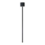 SLV 145720 PENDELABHÄNGUNG, für EUTRAC® Hochvolt 3Phasen-Aufbauschiene, starr, schwarz, 60 cm, M13 Gewinde 