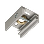 SLV 145734 PENDELCLIP, für EUTRAC® Hochvolt 3Phasen-Aufbauschiene, silbergrau, M13 Gewinde 