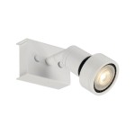 SLV 147361 PURI, Wand- und Deckenleuchte, einflammig, QPAR51, weiß matt, max. 50 W, mit Dekoring 