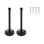 SLV 186340 UMLENKER, für TENSEO Niedervolt-Seilsystem, lang, schwarz, 2 Stück 