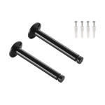 SLV 186640 DECKENUMLENKER, für TENSEO Niedervolt-Seilsystem, schwarz, 2 Stück 