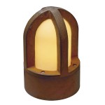 SLV 229430 RUSTY® CONE 24 Outdoor Standleuchte C35 rund stahl gerostet Ø/H 15/24 cm max. 40 W IP54 