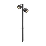 SLV 231535 SITRA 360 SPIKE, Outdoor Spiessleuchte, zweiflammig, TCR-TSE, IP44, anthrazit, max. 18 W 