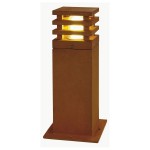 SLV 233427 RUSTY® 40, Outdoor Standleuchte, LED, 3000 K, eckig, stahl gerostet, L/B/H 12/12/40 