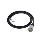 SLV 233540 DASAR® 370, Outdoor Bodeneinbauleuchte, LED, 3000 K, IP67, rund, edelstahl gebürstet, 12-24V, 2 W 