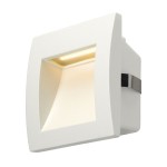 SLV 233601 DOWNUNDER OUT S, Outdoor Wandeinbauleuchte, LED, 3000 K, weiß 
