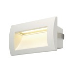 SLV 233621 DOWNUNDER OUT M, Outdoor Wandeinbauleuchte, LED, 3000 K, weiß 