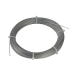 SLV 961031 STAHLSEIL, 0,75 mm mit PVC-Ummantelung, 100 m Ring, verzinkt 