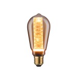 Paulmann 285.98 Inner Glow Edition LED Kolben Innenkolben Spiralmuster E27 230V 230lm 4W 1800K Gold 