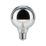 Paulmann 286.73 Modern Classic Edition Standard 230V LED Globe Kopfspiegel E27 G95 600lm 6,5W 2700K dimmbar Kopfspiegel Silber 