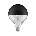 Paulmann 286.79 Modern Classic Edition Standard 230V LED Globe Kopfspiegel E27 G125 600lm 6,5W 2700K dimmbar Kopfspiegel Schwarz matt 