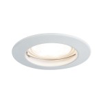 Paulmann 5792 Premium LED Einbauleuchte IP44 rund 79mm GU10 max. 50W 230V dimmbar Weiß 