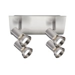 Paulmann 667.01 Spotlight Teja GU10 230V max. 4x10W dimmbar Nickel satiniert 