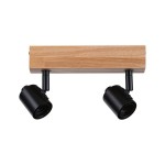 Paulmann 667.71 LED Spotlight Arvid E27 230V max. 2x20W dimmbar Schwarz 