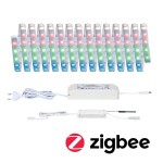 Paulmann 788.85 MaxLED 500 LED Strip Smart Home Zigbee 3.0 RGBW beschichtet Basisset 5m IP44 33W 350lm/m 60 LEDs/m RGBW+ 80VA 