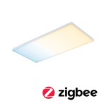 Paulmann 798.27 LED Panel Smart Home Zigbee 3.0 Velora eckig 595x295mm 15,5W 1600lm Tunable White Weiß matt dimmbar 