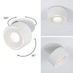 Paulmann 933.72 LED Einbauleuchte Spircle rund 78mm 8W 550lm 230V 3000K Weiß matt 