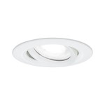 Paulmann 936.72 LED Einbauleuchte Nova Plus Einzelleuchte schwenkbar IP65 rund 93mm 30° GU10 6W 470lm 230V dimmbar 4000K Weiß matt 