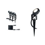 Paulmann 936.89 Plug & Shine LED Gartenstrahler Sting Erweiterungsset IP67 3000K 3x6,4W Anthrazit 