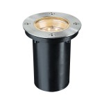 Paulmann 937.88 LED Bodeneinbauleuchte IP67 rund 110mm 2700K 1,2W 20lm 230V Edelstahl Metall 