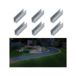 Paulmann 942.15 Plug & Shine LED Strip Profil 6er-Pack 6er Pack Clip 50x10,6mm 