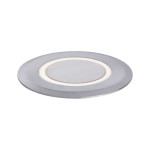 Paulmann 943.63 House LED Bodeneinbauleuchte Warmweiß IP67 rund 50mm 3000K 2W 20lm 230V Edelstahl gebürstet Edelstahl#Kunststoff 