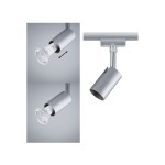 Paulmann 953.29 URail Schienenspot Pure I Einzelspot GU10 max. 10W dimmbar 230V Chrom matt#Chrom 