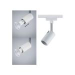 Paulmann 953.30 URail Schienenspot Pure I Einzelspot GU10 max. 10W dimmbar 230V Weiß#Chrom 