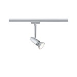 Paulmann 954.61 URail Schienenspot Barelli Einzelspot GU10 max. 10W dimmbar 230V Chrom matt#Chrom 