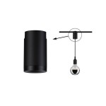 Paulmann 955.53 URail Pendeladapter Universal max. 100W 230V Schwarz matt 