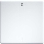 Eltako W-FT55-wg+IO Wippe lasergraviert für 55x55mm reinweiß glänzend 30000983 