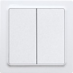 Eltako W2T55E-wg Wipptaster reinweiß glänzend 30055712 