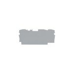 Wago 2004-1391 Abschluss- und Zwischenplatte 1mm dick grau 100 Stück 