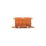 Wago 222-500 Befestigungsadapter Serie 222 zur Montage auf TS 35/Schraubmontage orange 