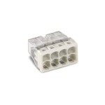 Wago 2273-208 COMPACT-Verbindungsdosenklemme für eindrähtige Leiter max. 2,5mm² transparent 50 Stück 