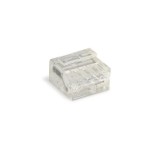 Wago 243-144 MICRO-Verbindungsdosenklemme für eindrähtige Leiter - 0,8mm transparent 100 Stück 