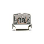 Wago 264-711 2-Leiter-Mini-Durchgangsklemme 2,5mm² mit Prüfmöglichkeit grau 100 Stück 