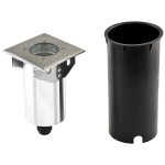 EVN 674210 HV Bodeneinbauleuchte edelstahl 35W 