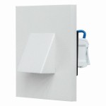 EVN LED-Wandeinbauleuchte 3000K IP44 weiß 