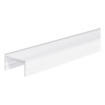 EVN KAM100 Kunststoff-Abdeckprofil matt 1 Meter 