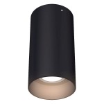 EVN Deckenanbauleuchte GU10 rund schwarz starr 