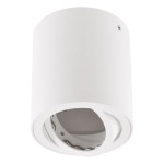 EVN Deckenanbauleuchte GU10 rund weiß schwenk 