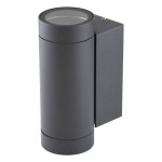 EVN Wandanbauleuchte 2-flammig anth IP54 GU10 220-240V 