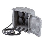 EVN Energieverteiler 4-fach IP44 230V-3680W 16A 