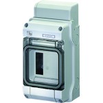 Hensel KV PC 9103 KV 90-Automatengehäuse Polycarbonat 3 Teilungseinheiten (3x18 mm), IP 65 